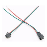 1 Par Conector 3 Fios Para Led Endereçavel Ws2811 Ws2812b