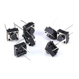 Pulsador Micro Switch 2 Pines 6x6x4,3 Mm Arduino 25 Unidades