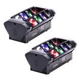 Luz De Escenario, Cabeza Movil Para Dj, Luces Led Rgbw De 8