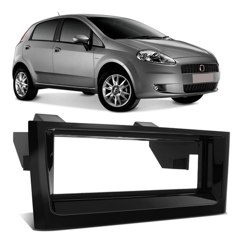 Moldura Painel Fiat Linea 2008 2009 2010 2011 2012 Preto