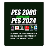 Pes 6 Actualizado A 2024 Pc + Estadios  Digital Tenelo Hoy
