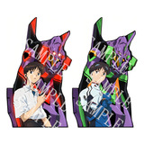 Sticker 3d Movimiento Anime Evangelion Eva 01 Shinji Asuka