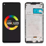 Z Pantalla Táctil Lcd Con Marco Para Samsung Galaxy A21s