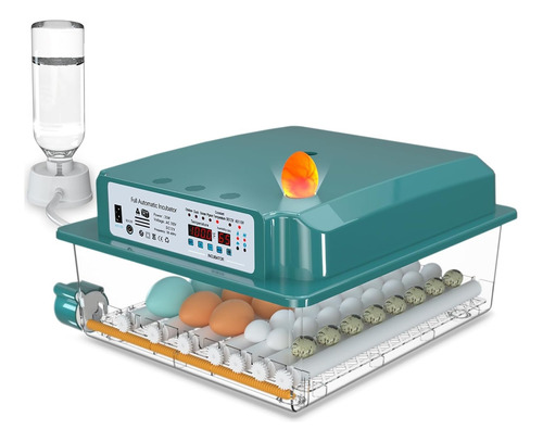  Incubadora De 36 Huevos De Giro Automatico Monitoreo Humeda