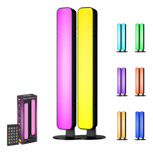 Lámpara De Ambiente Control De Sonido Led Colores Escritorio