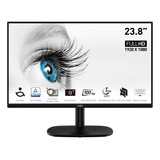 Monitor Msi Mp245v Profesional, De 23,8' Fhd, 1920 X 1080, Color Negro