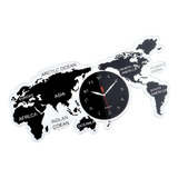 Casa De Muñecas Mapa Del Mundo Reloj De Pared Grande Jugar