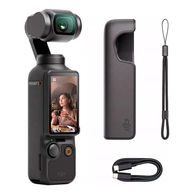 Cámara Osmo Pocket 3 Dji Standard Combo Active Track 3.0 Color Negro | Meses sin interés