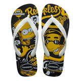 Ojotas Havaianas Simpsons Verano Playa Pileta Negro/amarillo