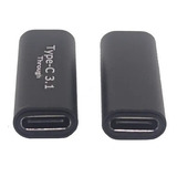 Adaptador Alargue Usb Tipo C Hembra  A Usb Tipo C Hembra 