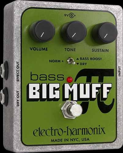 Pedal De Efecto Bajo Electro Harmonix Bass Big Muff Envios