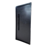 Puerta Bunker Pro Chapa 18 Inyectada 90x200 Barral Negro