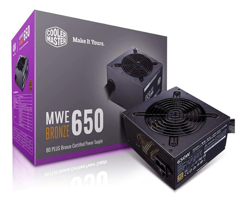 Fuente Alimentacion Cooler Master Mwe Bronze V2 650w 80plus