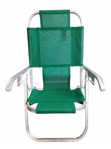 Cadeira Ipanema 5 Posições/ Reclinável/ Verde Bandeira