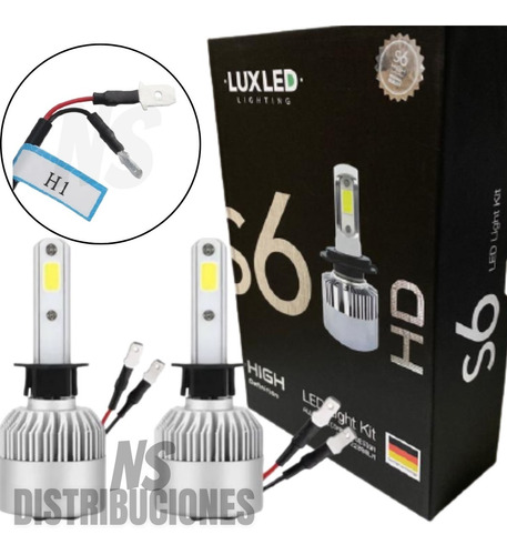 Kit Cree Led S6 High Definition 44000 Lm H1 H3 H4 H7 H11 H16