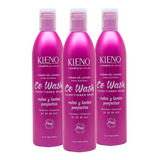 Crema Lavado Acondicionador Co Wash Kleno Rulos Lacios X 3u