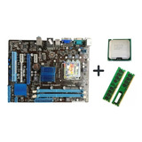 Kit Placa Mãe Asus P5g41t-m Lx3 E5400 2.7ghz 4gb Mem Ddr3