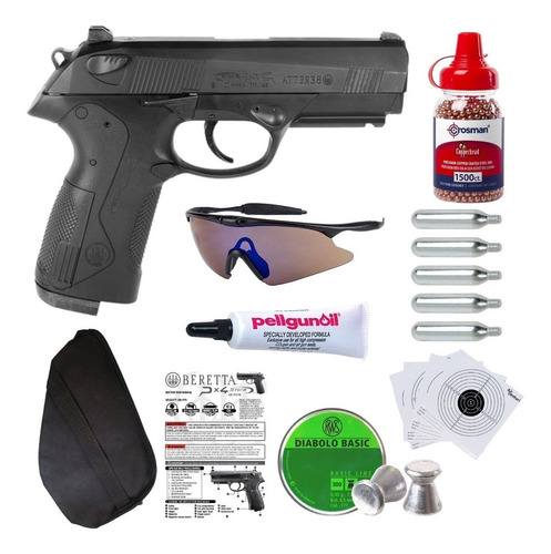 Marcadora Beretta Px4 Storm Co2 .177 Pellets 380fps Xchws C