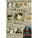 Pack! Poster X 10 + 1 De Regalo Wanted One Piece!