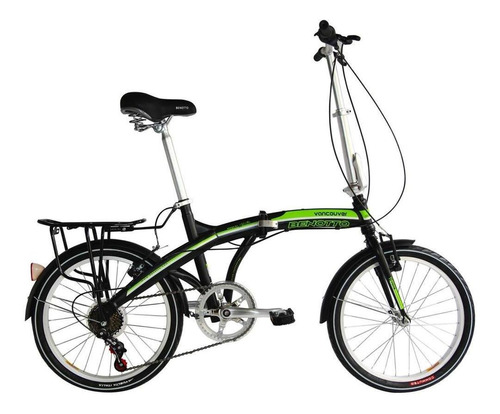 Bicicleta Benotto Plegable Vancouver R20 7v. Acero Color Neg