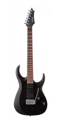Guitarra Electrica Cort X100 Opbk Negro Mate Msi