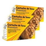 Kit 3 Toner Compatible Ce285a 85a P1102 M1132 P1109 Premium