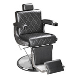 Poltrona De Barbeiro Cadeira Cabeleireiro Reclinavel Premium