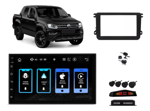 Multimídia Mp5 Amarok 10 11 12 13 Carplay Mold Sensor Metal