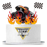 Monster Truck Car Cake Topper Birthday Party Supplies