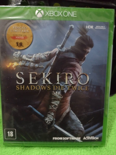 Sekiro:shadows Die Twice Lacrado Xbox One Físico Envio Hoje