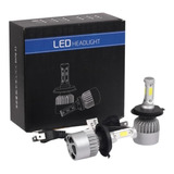 H4 Turbo Led Para Auto-moto 12-24 Volt 3 Caras Luz Blanca 