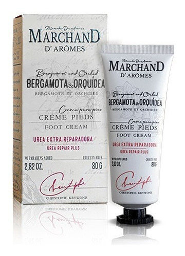 Marchand Crema Pies Bergamota Y Orquídea Urea Reparadora 80g