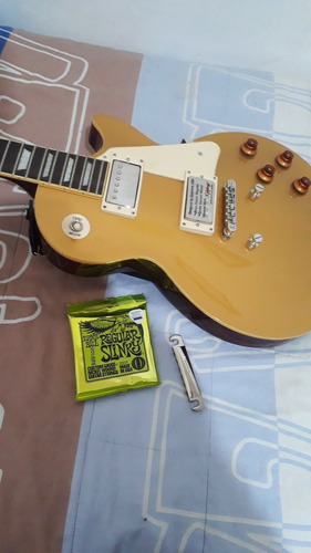 Guitarra Eléctrica EpiPhone Les Paul Top Gold Standard Liqui