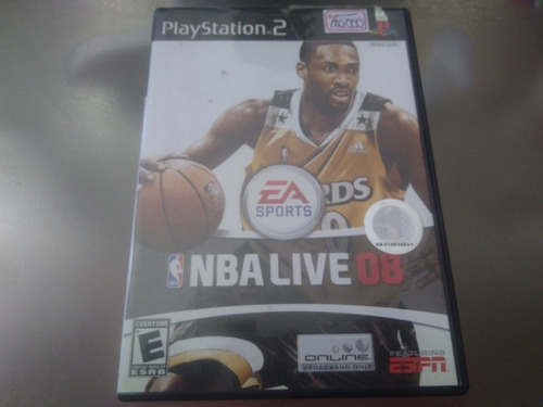 Juego De Playstation 2,nba Live 08.