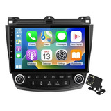 Estéreo 6+128g For Honda Accord 2003-2007 4g Qled Carplay