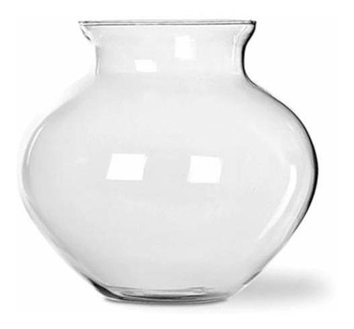 Kit 2 Vasos Vidro Transparente Ø12x20cm Terrário E Decoração