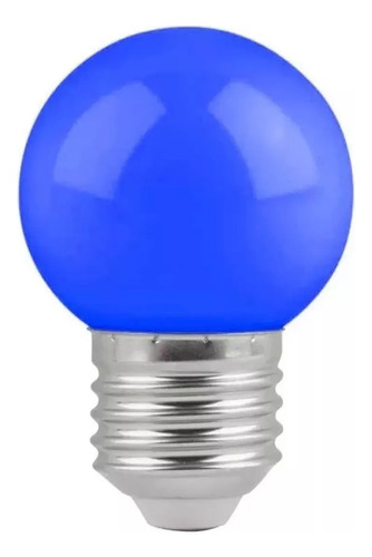 Lampara Gota Led 2w Full Color 220v Guirnalda Rosca E27 Color De La Luz Azul