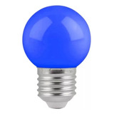 Lampara Gota Led 2w Full Color 220v Guirnalda Rosca E27 Color De La Luz Azul