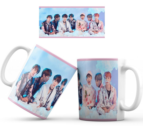 Mug Pocillo Taza Bts K-pop  010