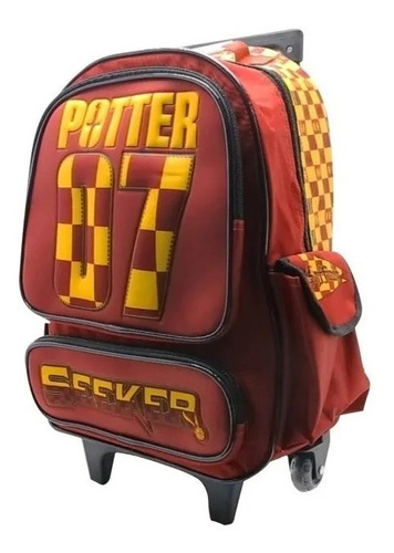 Mochila Con Carro Harry Potter Grande 16 Pl Cresko Reforzada