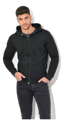 Campera Hombre Rustico Liviano Premium Con Capucha