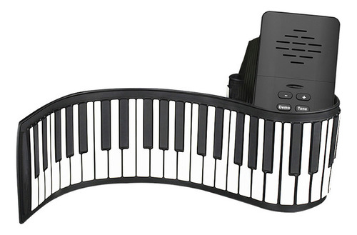 Zz Piano Electrónico Plegable Para Practicar, Piano Midi,