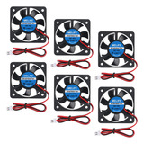 Melife 6 Ventiladores De Impresora 3d 5010 Dc 12 V 1.969 In