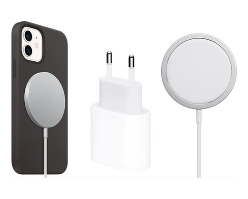 Cargador Inalámbrico Para iPhone 11 12 13 14 + Adaptador 20w