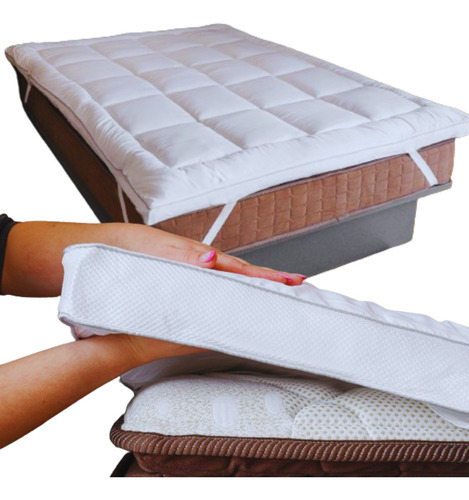 Pillow Top Protetor De Colchão Cama King Box Nobless 6cm