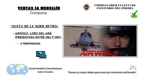 Serie Completa  Lobo Del Aire- Airwolf , 4 Temporadas:
