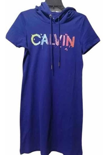 Vestido Calvin Klein. Azul Marino. Talla M. Original