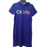 Vestido Calvin Klein. Azul Marino. Talla M. Original