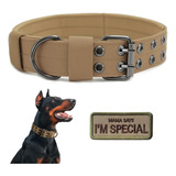 Collar Táctico Para Perros, Collar Militar Ajustable Para Pe