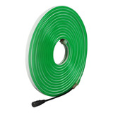 Tira Neon Flex 5m Color Verde C/ Regulador Marca Jwj